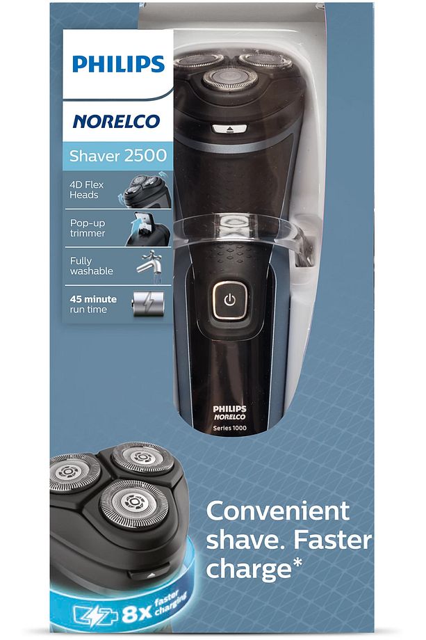 Norelco Serisi 2500, Kablolu/Kablosuz Elektrikli Tıraş Makinesi S1311/82 - 1