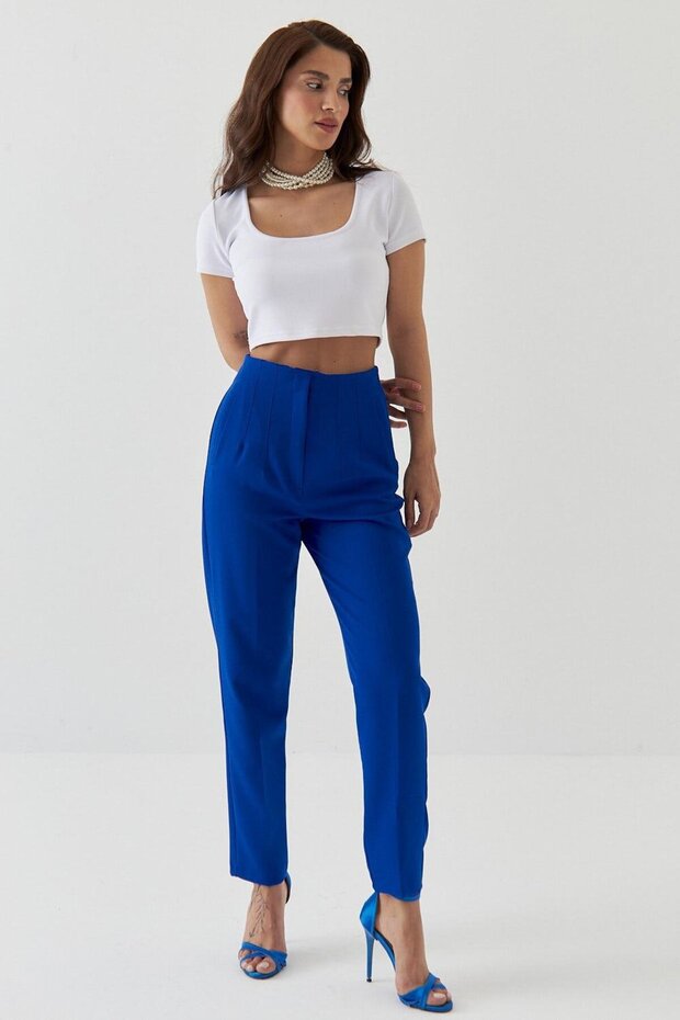 SAKS MAVİSİ PANTOLON - 1