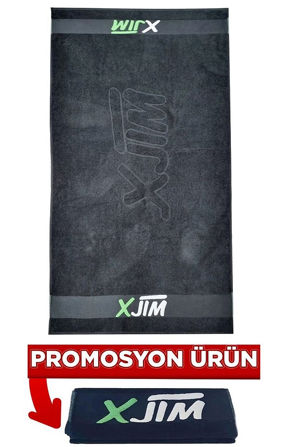 XJİM Spor Salonu Banyo Havlusu 70 X 140 ve 1 Adet Spor Havlusu 30 x 100 - 4