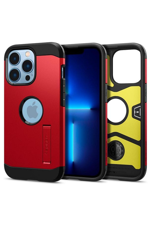 İphone 13 Pro Ile Uyumlu Kılıf Tough Armor Red - 1