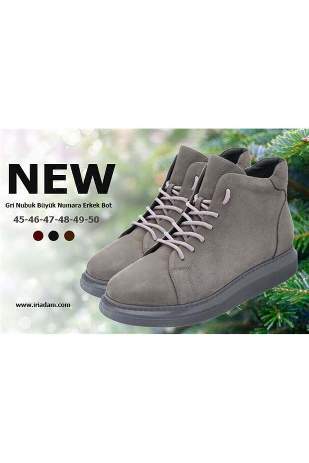 45 - 46 - 47 - 48 - 49 - 50 Büyük Numara Erkek Bot . Rahat Geniş Kalıp - 2