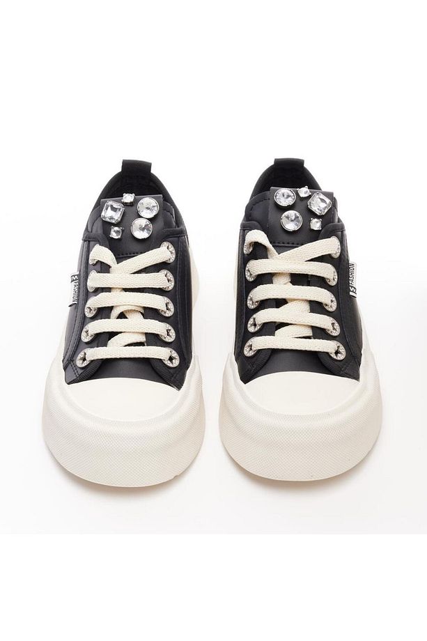 Günlük Taşlı Kadın Sneaker - 4