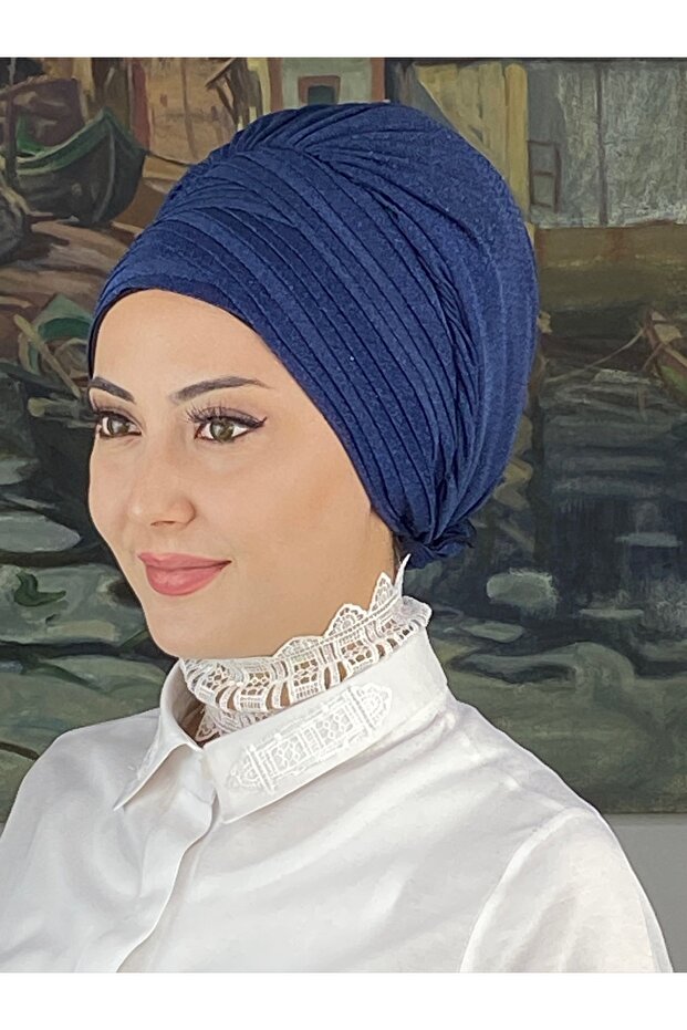 Trend Model Drapeli Simli Şal - 3