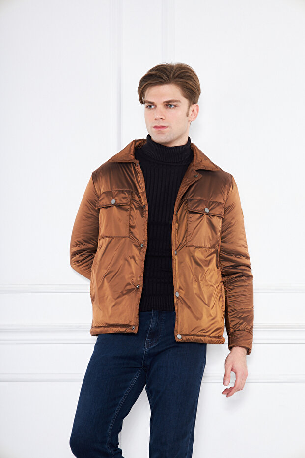 BRG Erkek Kahve Renk Mont Düğmeli - 7