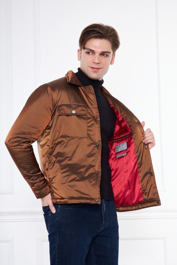 BRG Erkek Kahve Renk Mont Düğmeli - 5