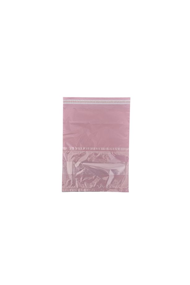 Cepli Renkli Kargo Poşeti - 35x45 Cm - Gül - 1000 Adet - 1