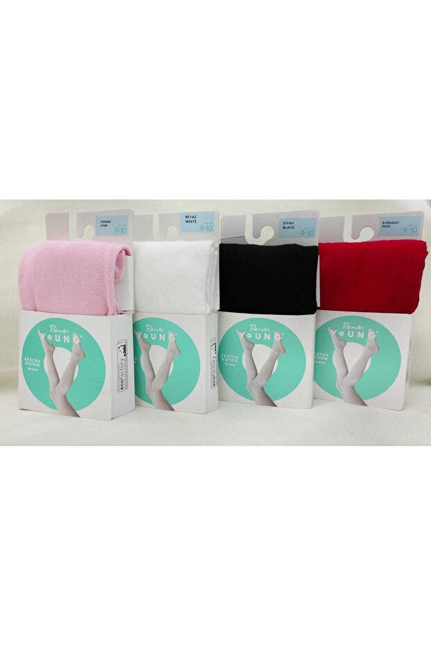 4-Piece Girls Colorful Pantyhose