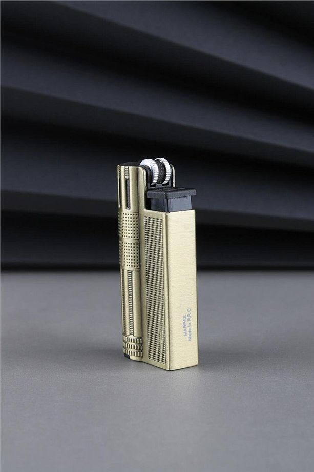 Alevli Muhtar Model Bronz Gazlı Çakmak Caksm094t - 2