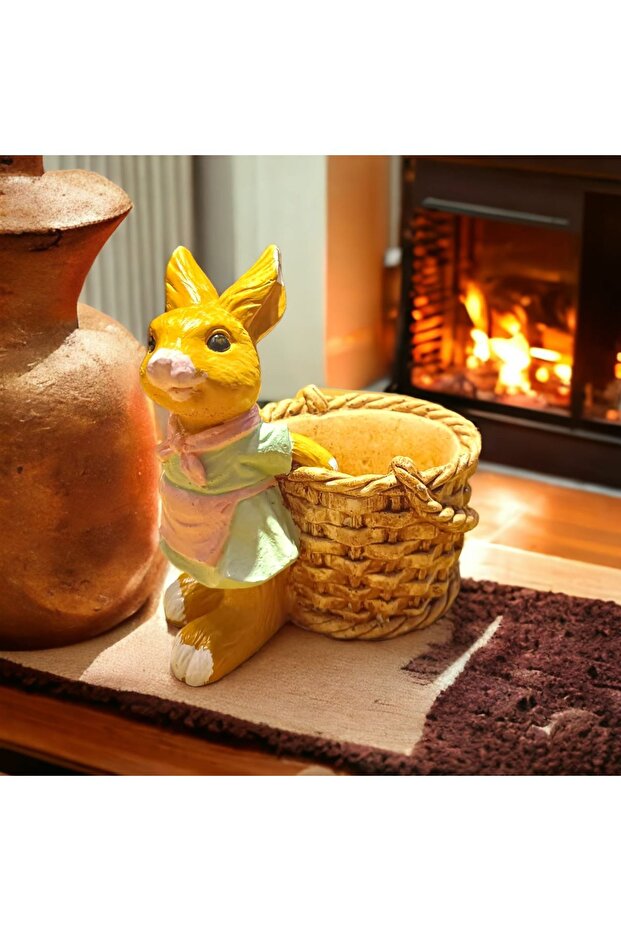 Tavşan figürlü saksı kız - 4