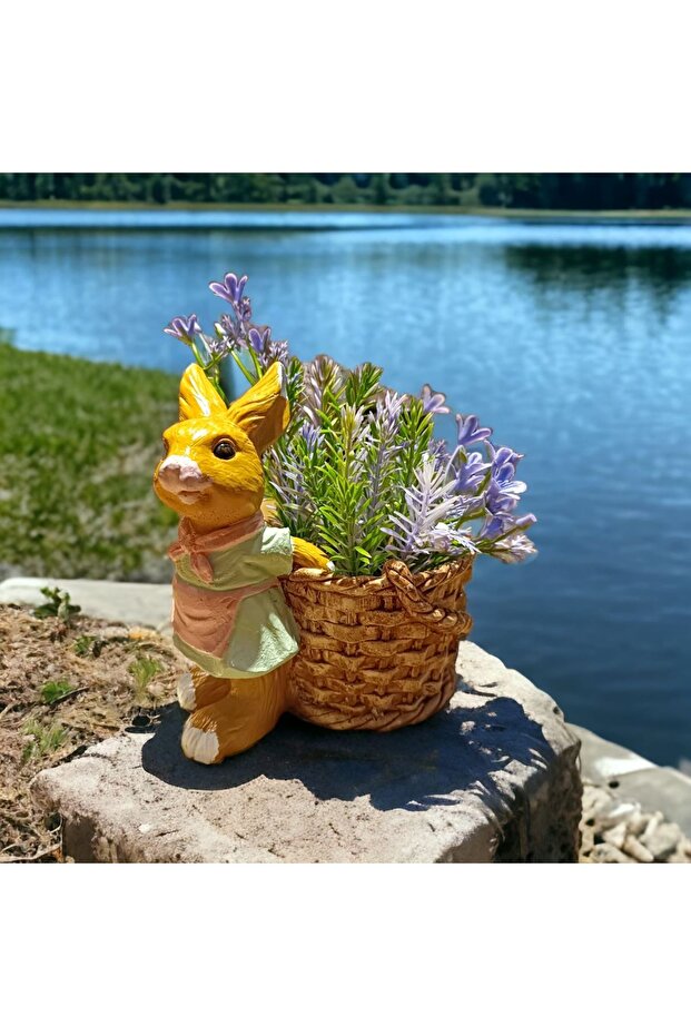 Tavşan figürlü saksı kız - 2