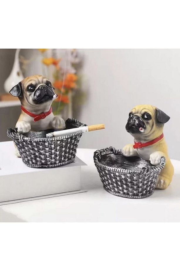 DEKORATİF KÖPEK KÜLLÜK, KÜL TABLASI - 5