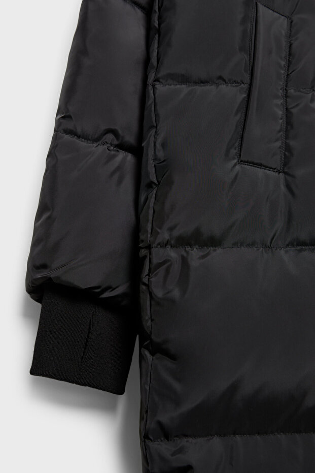 Uzun şişme mont_ - 8