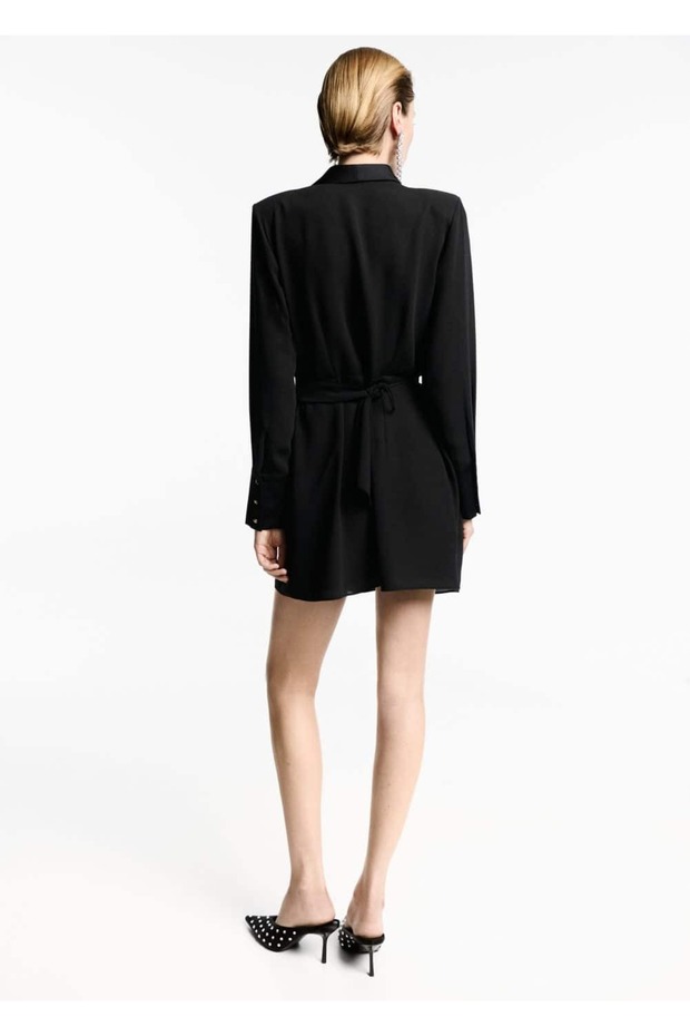 Fiyonklu anvelop elbise - 4