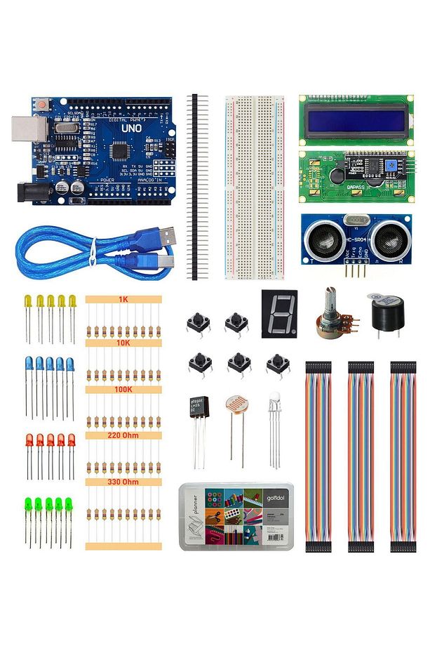 Arduino Set 26 Parça 148 Adet Başlangıç Seti ( Malzeme Kutulu ) - 1