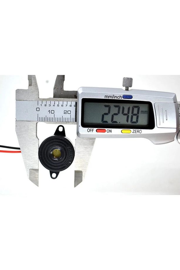 Buzzer 12 ~ 24Volt DC 23mm Kablolu Devreli - 2