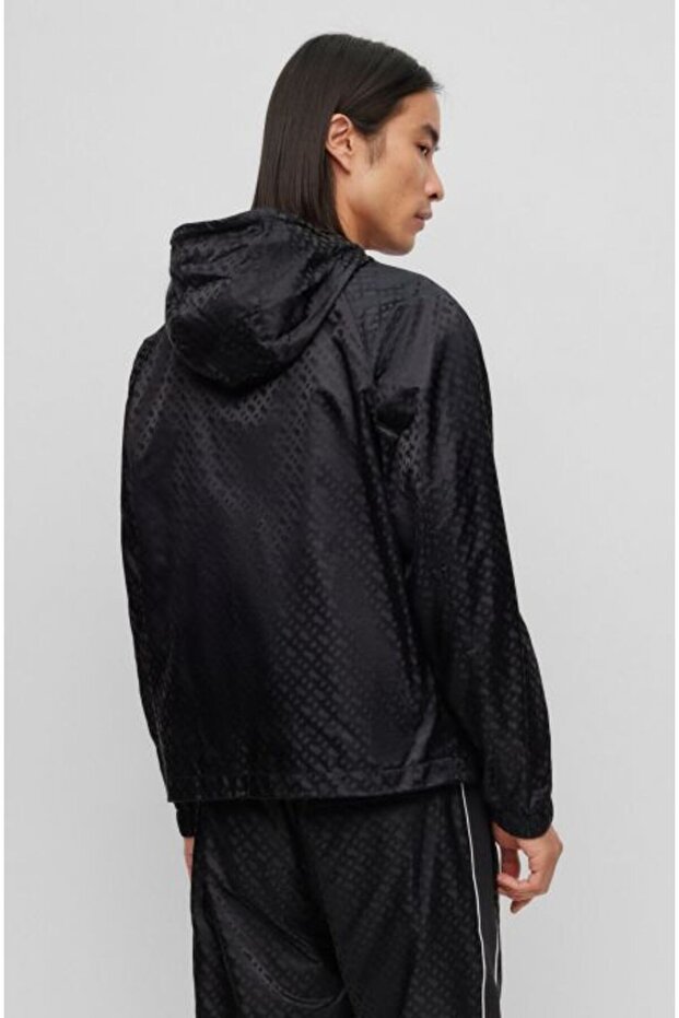 Kapüşonlu Mont Siyah - 3