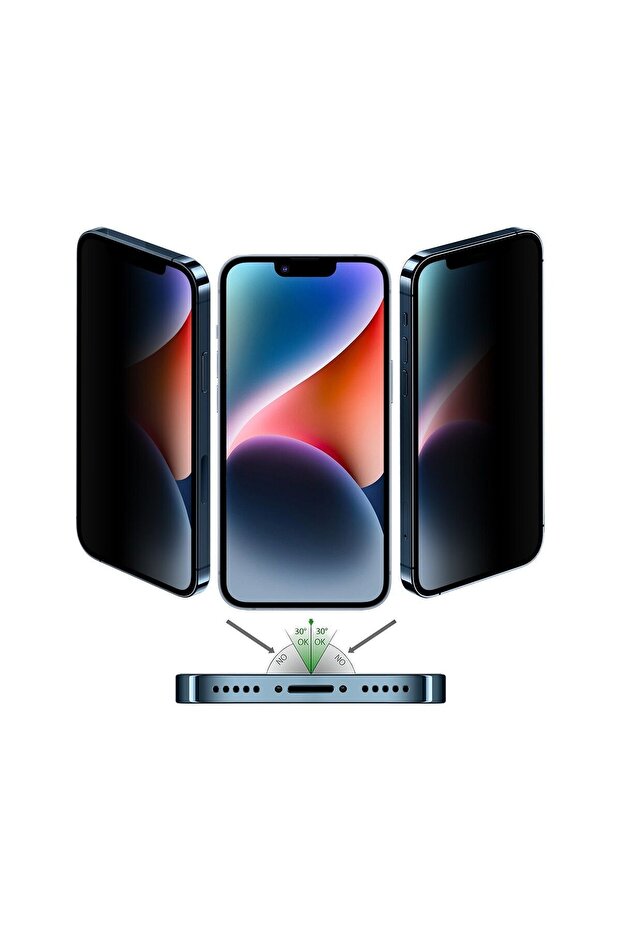 [Guard Hayalet] واقي شاشة زجاجي من سلسلة Guard يغطي الهاتف بالكامل ومتوافق مع هاتف iPhone 13 مع ميزة Hayalet - 2