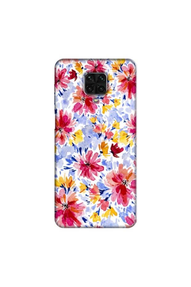 Xiaomi Redmi Note 9 Pro Max Compatible Case Spring Flowers 7 Silicone Case (Printed)
