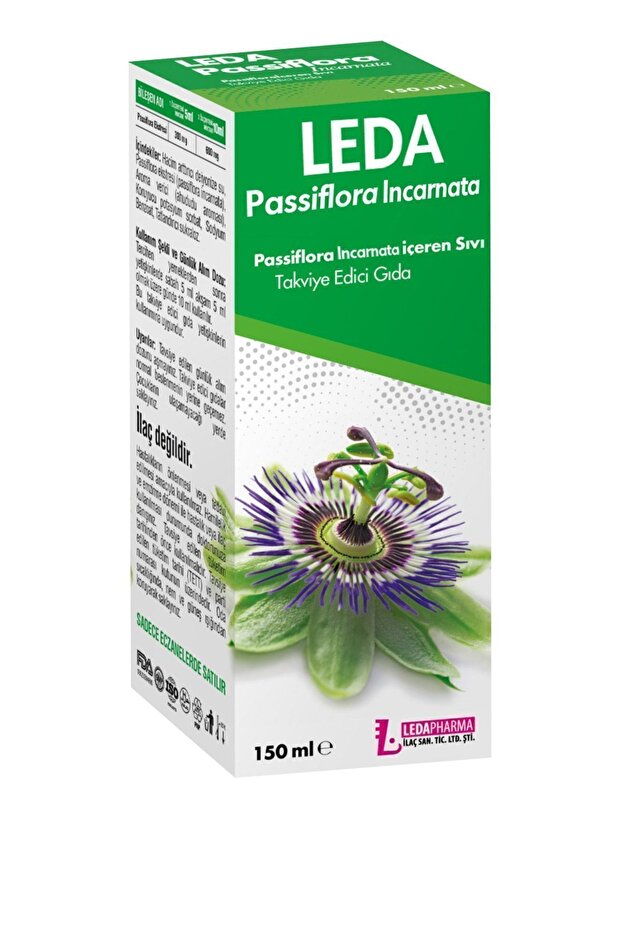 Passiflora Sıvı Takviye Edici Gıda Şurup 150 ml - 3