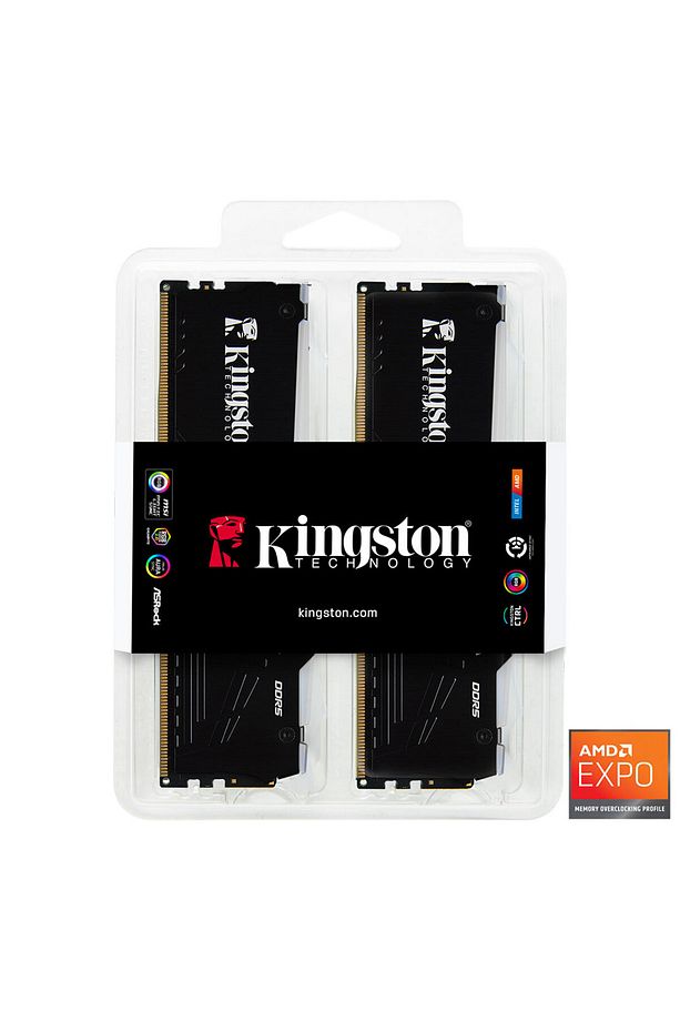 Kıngston Beast Expo KF564C32BBEAK2-64TR 64GB(2x32GB) DDR5 6400MHz CL32 RGB Masaustu Performans Ram - 4
