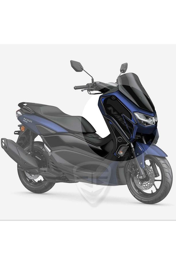 Yamaha Nmax 2021 Model Kafa Grenaj Pad Ve Sinyal Grenaj Pad Koruyucu Siyah-mavi - 1