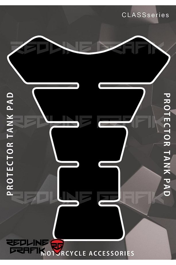 Siyah Sade Tank Pad - 1