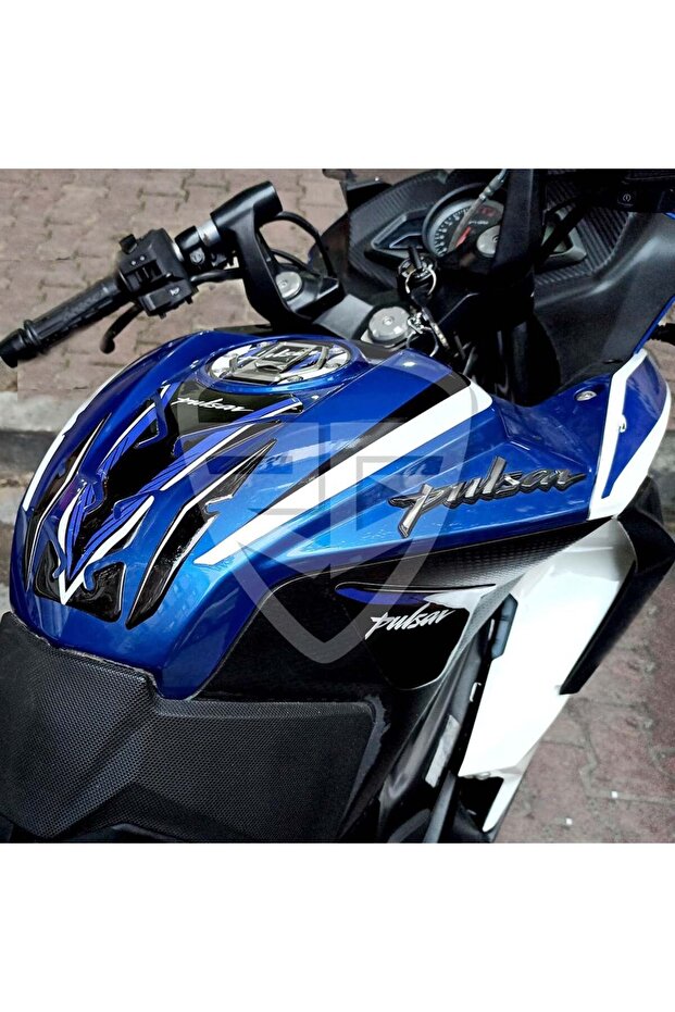 Bajaj Pulsar Rs 200 2017-2020 Lacivert Tank Pad Set - 3
