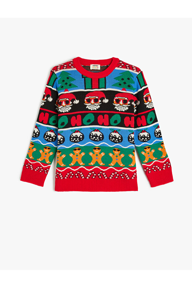 Multi Color Boy's Sweater 5Wkb90011Tt