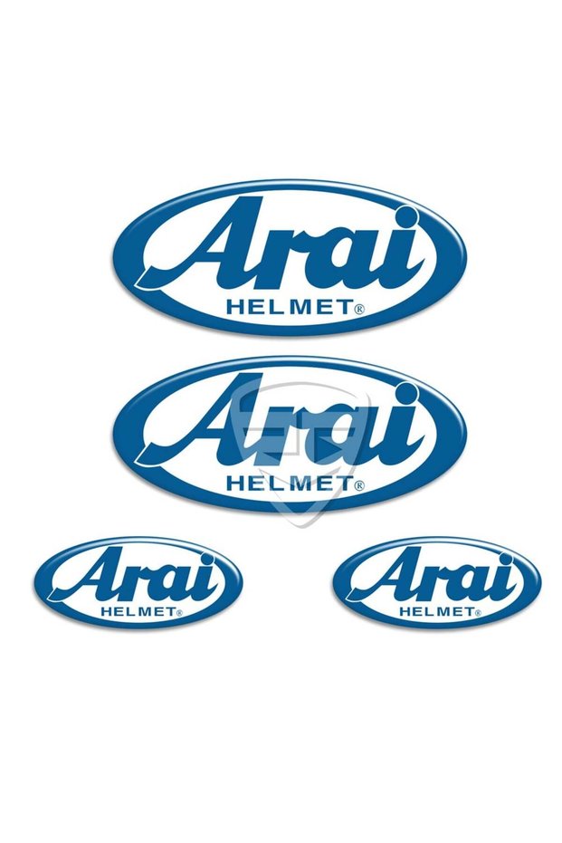 Arai 4'lü 3D Sticker Set