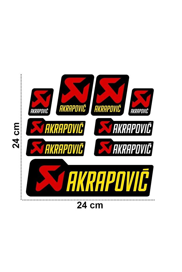 Akrapovic Sticker Set Sticker Seti - 2