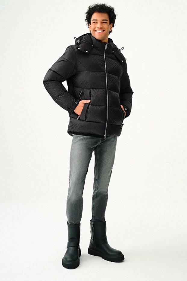 Siyah Erkek Mont - 2