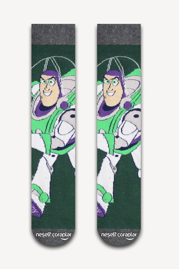 Buzz Lightyear Renkli Çorap - 1