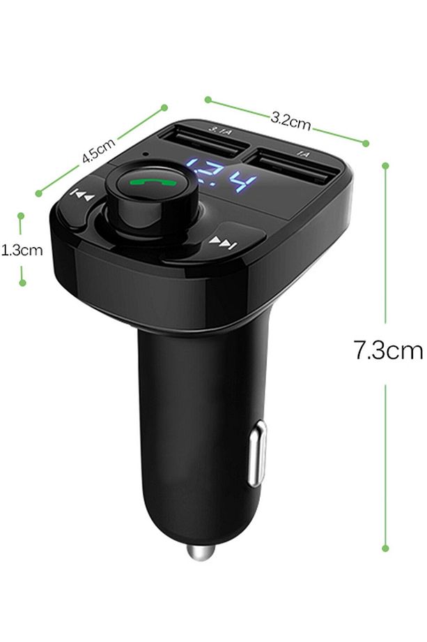 Renault Megane 2 Symbol Clio R9 R11 R12 R19 Uygun Bluetooth Fm Transmitter Araç Çakmaklık Şarj Aleti - 7