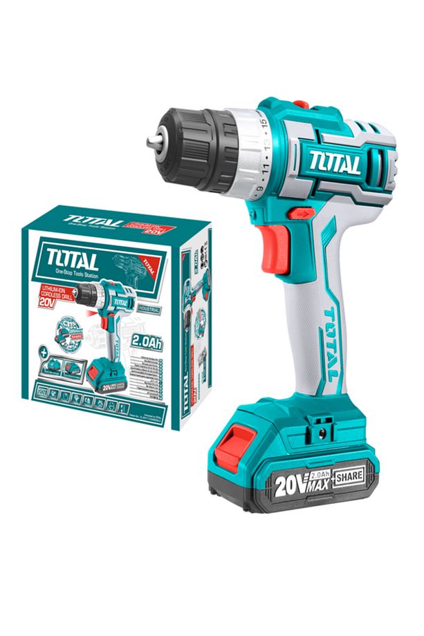 TOTOAL TDLI20024 20V Lİ-ION AKÜLÜ MATKAP TEK AKÜLÜ - 3