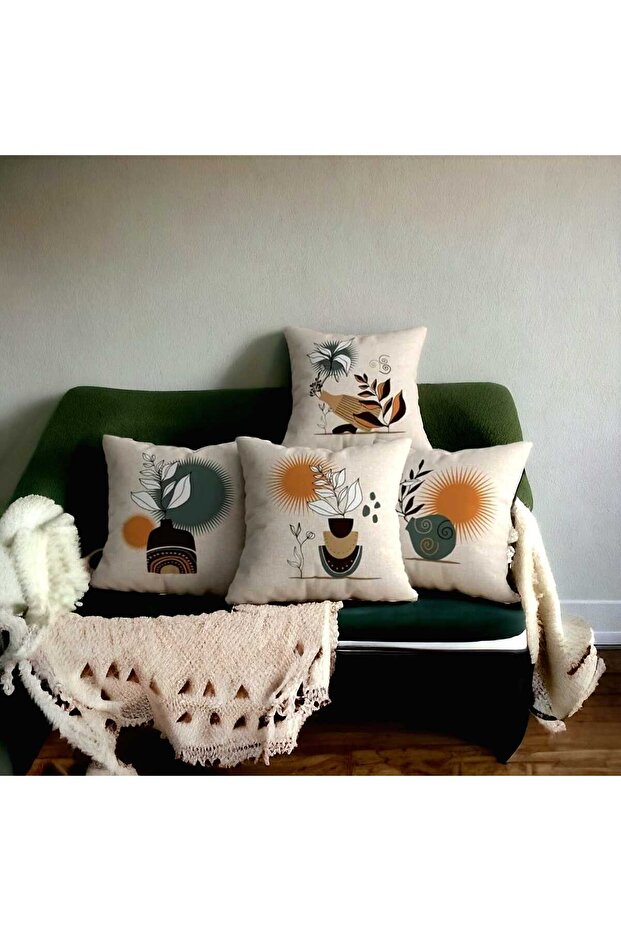 حافظة مطبوعة مزدوجة بنمط الشمس - 1