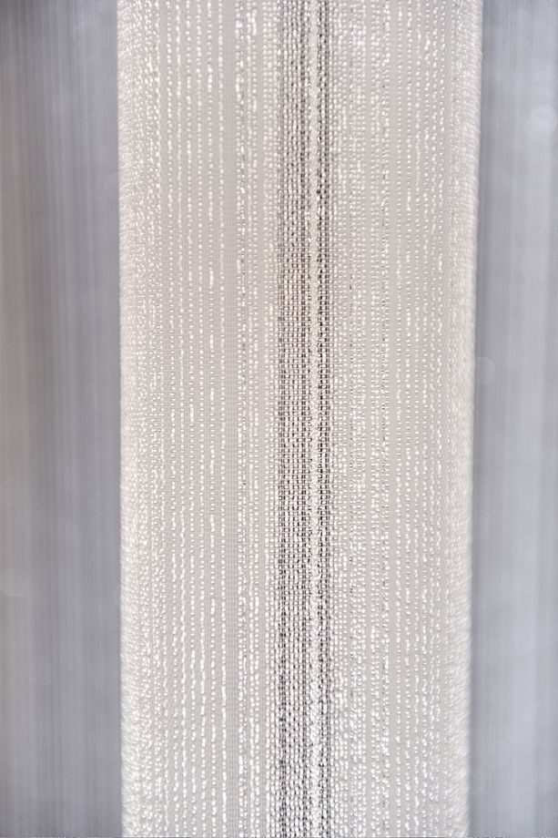 Tül Perde Düz V3 Desen Prt-075 1x3 Sık Pile 1. Kalite Kırık Beyaz - 5