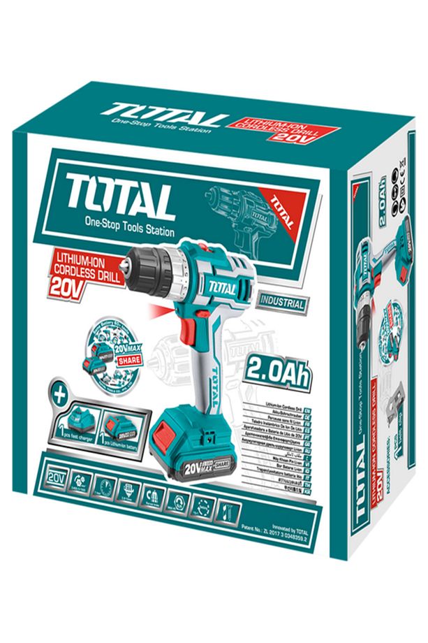 TOTOAL TDLI20024 20V Lİ-ION AKÜLÜ MATKAP TEK AKÜLÜ - 2