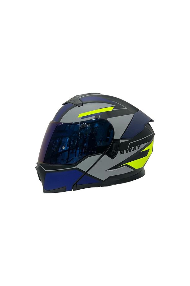 Kask Sw 912 B1 Blue Çene Açılır - 1