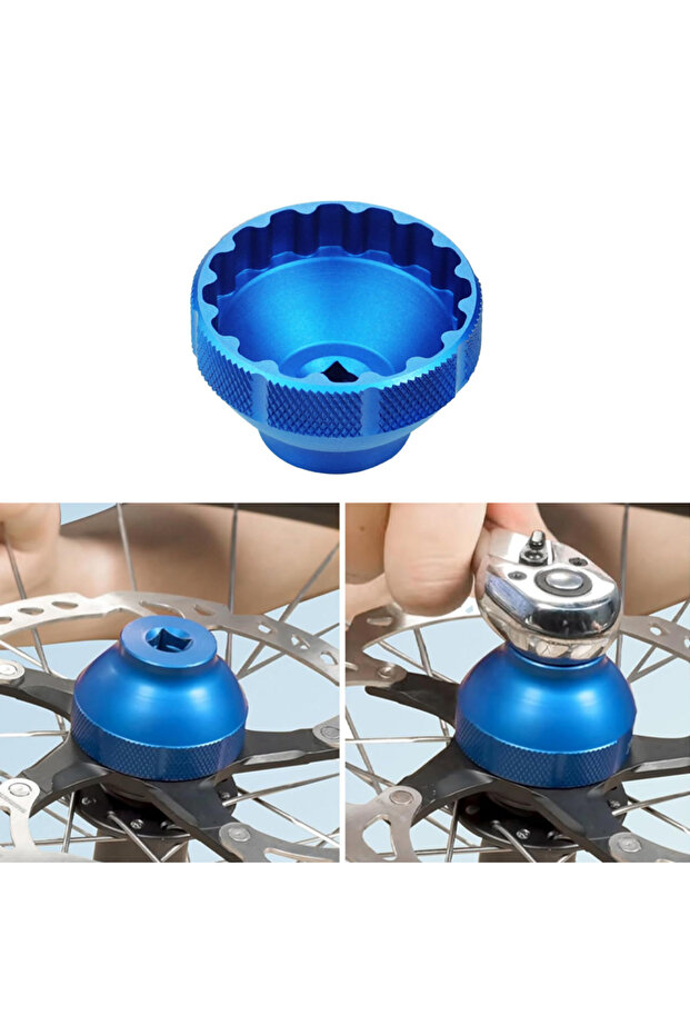 16-Notch Bottom Bracket Removal Tool BBT-69.2 Slot Bottom Support Tool Compatible with Shimano, S...