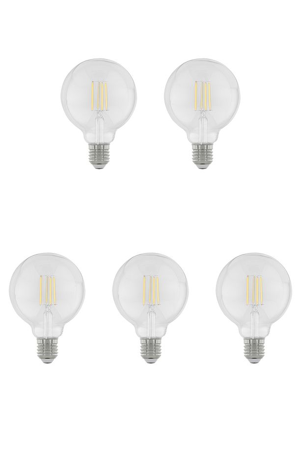 4W 220V E27 G95 Rustik LED Ampul G95-4C 5'Li Paket - 1