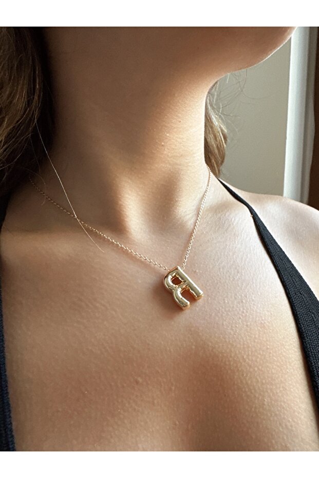 R Letter Necklace