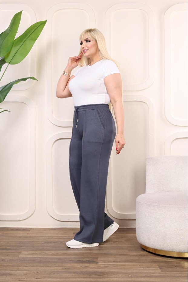 Women's Modal Fabric Wide Leg Sweatpants