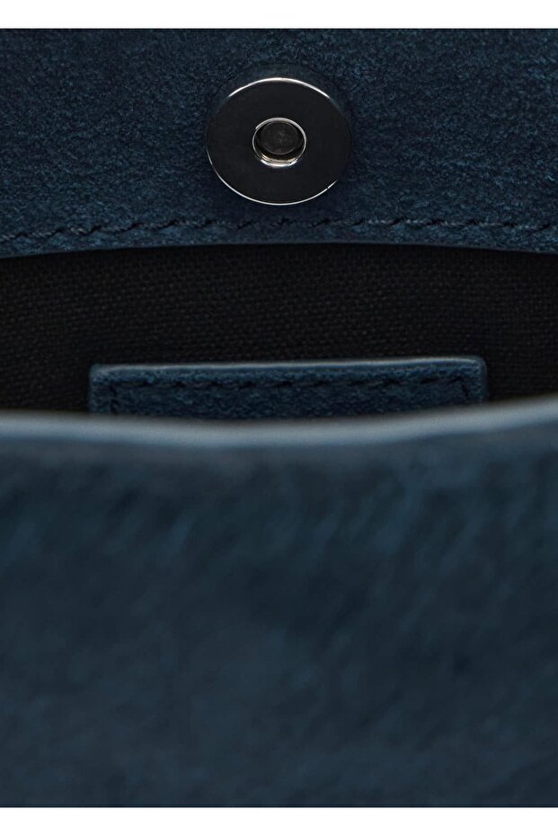 Kürk deri omuz çantası - 3