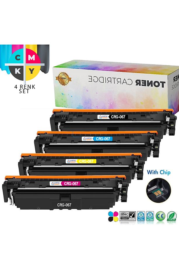 CRG-067 Muadil Set MF 651cw MF655cdw MF657cdw Uyumlu - 1