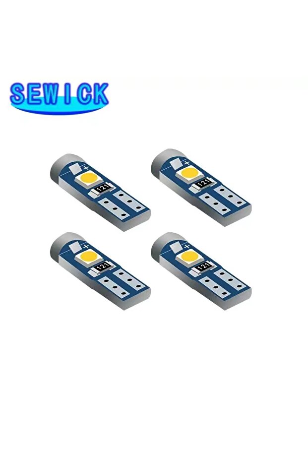 WHITE Discount 100pcs 12V canbus T5 58 74 286 W1.2W 3030 LED 3SMD wedge LED Light Car Dashboard Inst