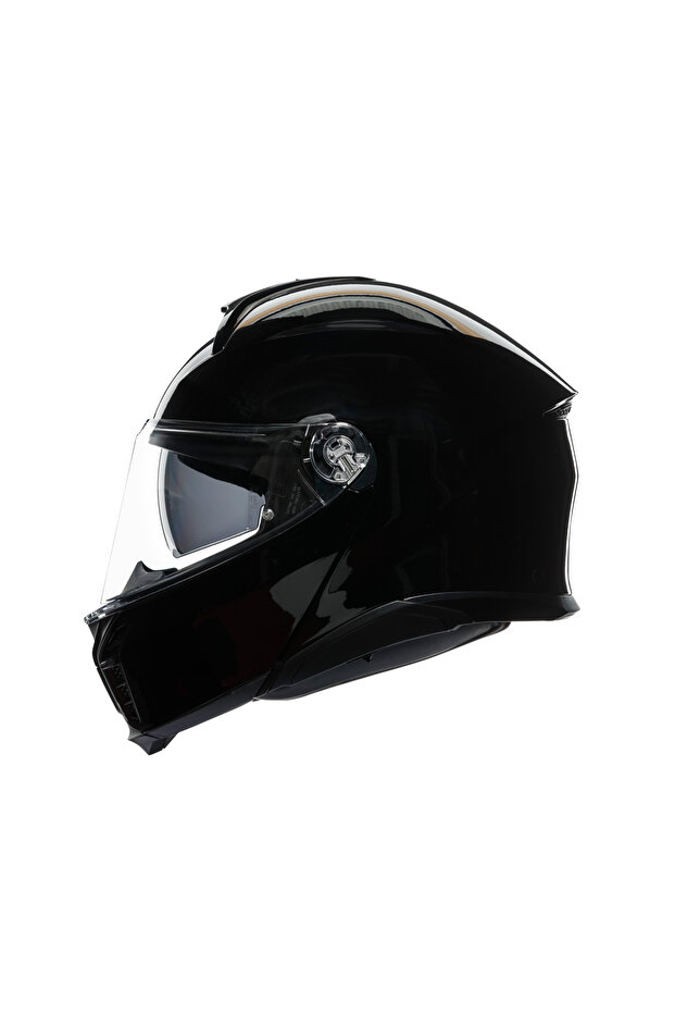Tourmodular Solid Mplk Black Çene Açılır Kask - 4