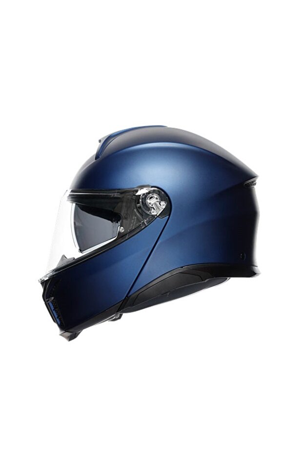 Tourmodular Solid Mplk Galassia Blue Matt Çene Açılır Kask - 7