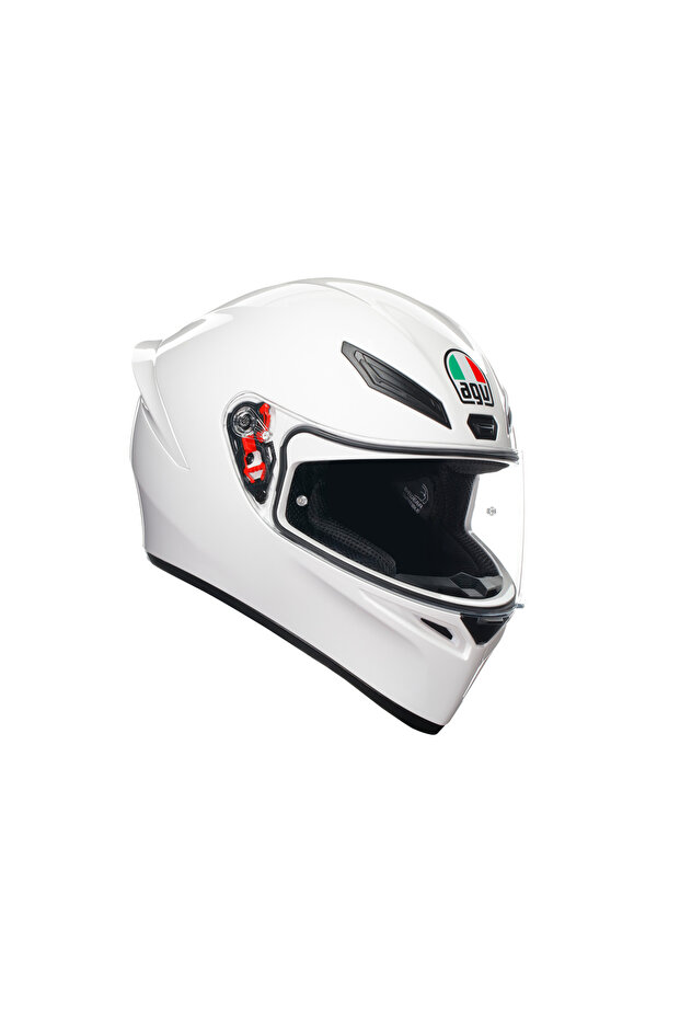 K1 S Mono White Kapalı Kask - 1