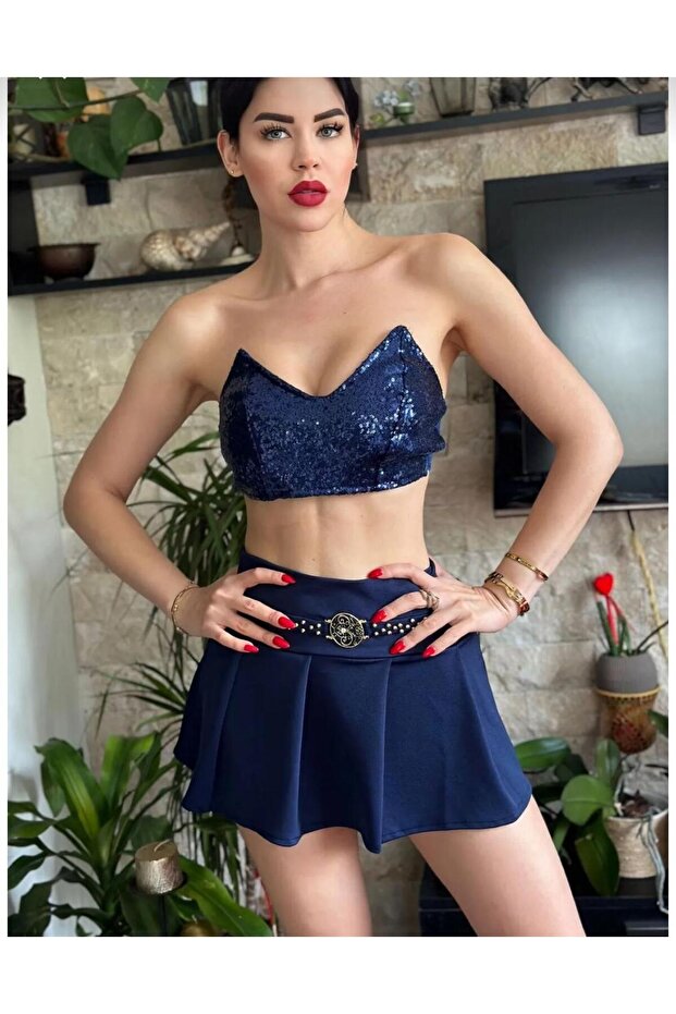 Sequined Bustier. - 1