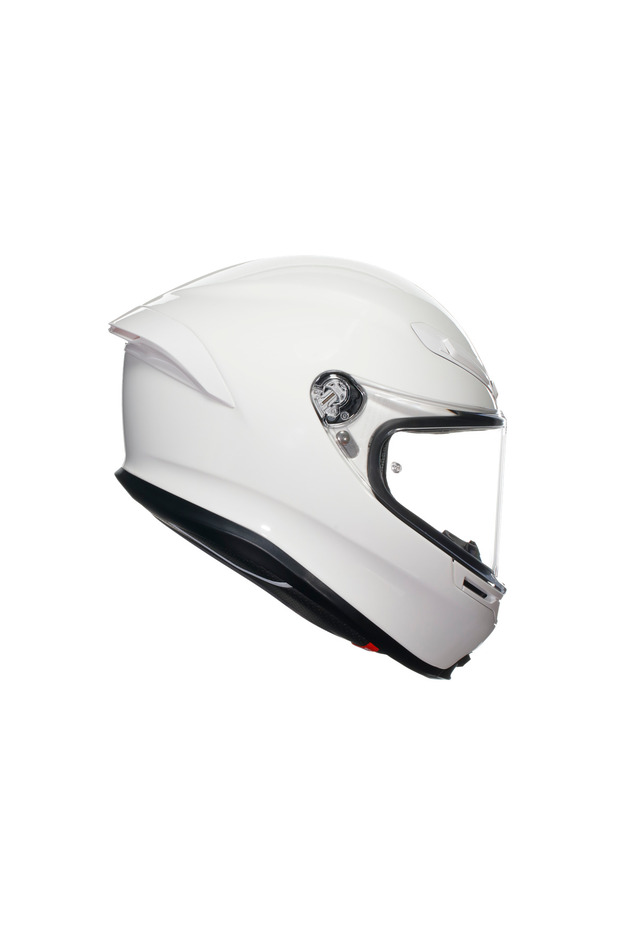 K6 S Mono White Kapalı Kask - 3